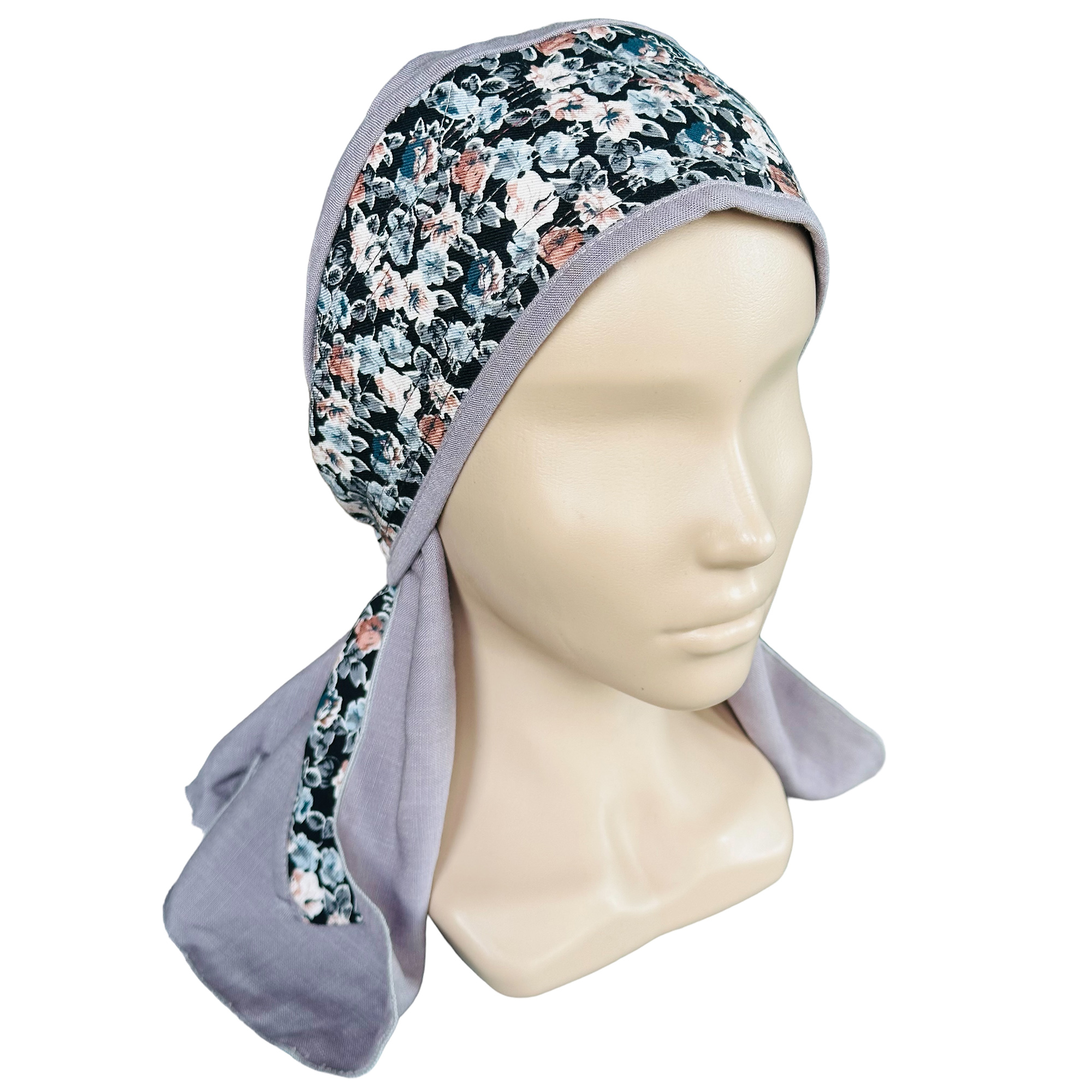 ГУ0010 Повойник (сорока) в русском стиле (серый)